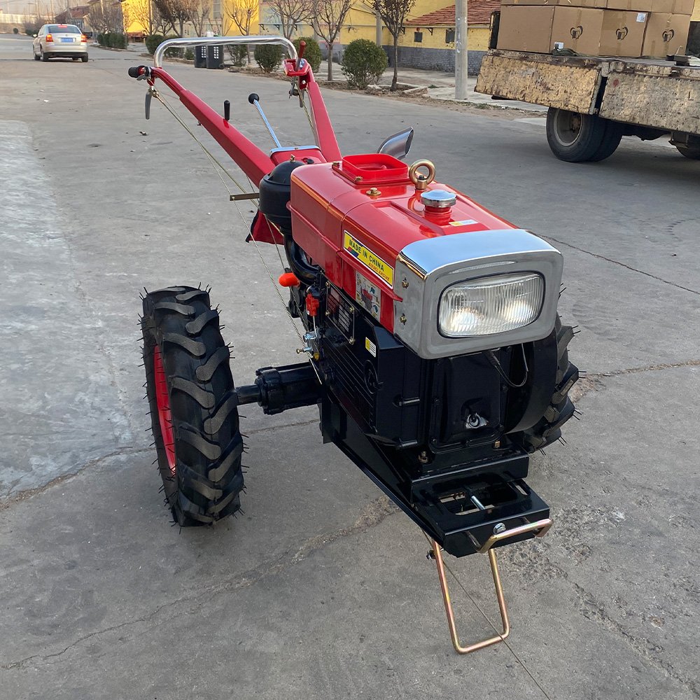 2024 China New 20hp 18HP 15HP Power Tiller Walking Tractor Cultivators 2 Wheel Walking Tractor Paddy and Dry Field Plow Machine