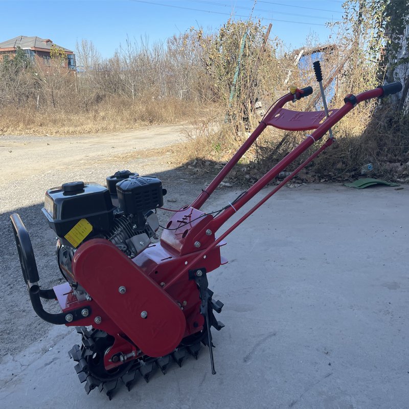 New Design Mini Walking Tractor diesel Small and Compact Tractor Agriculture Single Chain Track Tiller Tractor
