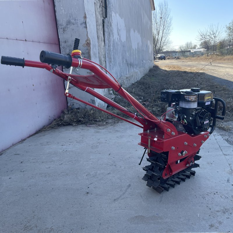 New Design Mini Walking Tractor diesel Small and Compact Tractor Agriculture Single Chain Track Tiller Tractor