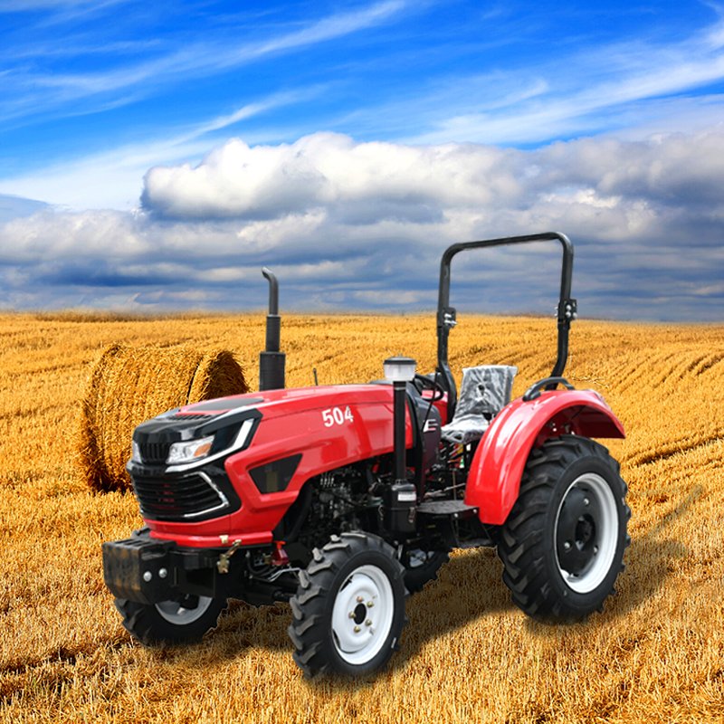 China Factory 4X4 Wheels 4WD Manufacturer 50HP to 90HP Farm Tractor with Core Engine Component Garden & Agricultural Tractor