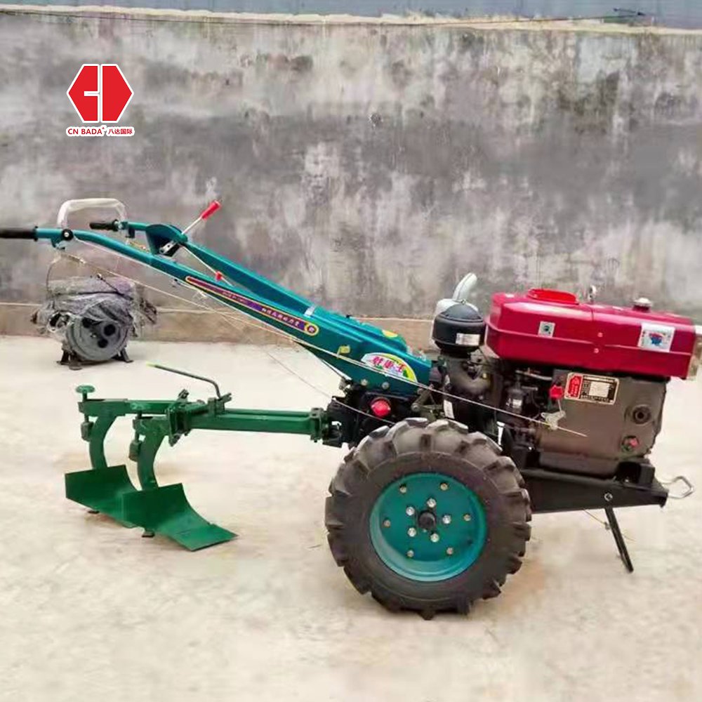 Multipurpose Farming Mini Walk Behind Tractor Price diesel Engine Small 15 hp 18hp 20hp Two Wheels Hand Walking Tractor for Sale