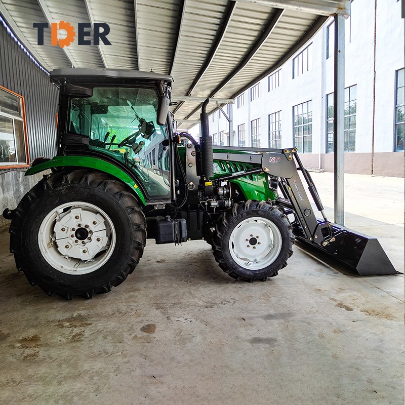 LiftSun 60HP Agriculture Tractor 4wd Farm Tractor Compact Farm 4x4 Mini Farming Tractors with Cab