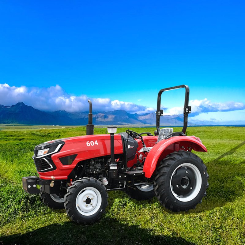 New 4WD 4x4 Mini Farm Tractor with 20hp to 100hp Rated Power Diesel Fuel 80hp Crawler Drive for Agricultural Use