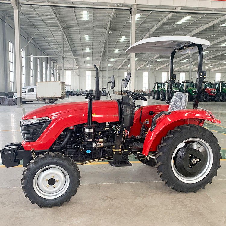 Mini Tractor 30 HP 40 HP 2 WD 4 WD Compact Farm Wheel Tractor With Rotary Tiller Shovel for Agriculture Made in China