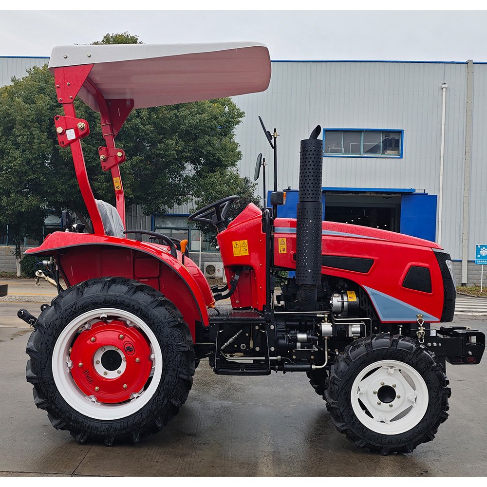 SHANDONG QILU Farming Tractor 25 HP Tractors Mini Farm Machinery Articulated Equipment Agricultural 4wd Tractor Wholesale Price
