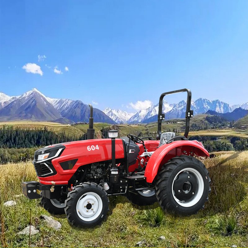 High Quality Agricultural Four-Wheel Compact Tractor Farm 4WD Tractor Attachments CE EPA EURO 5 2WD Motor Engine Used Condition