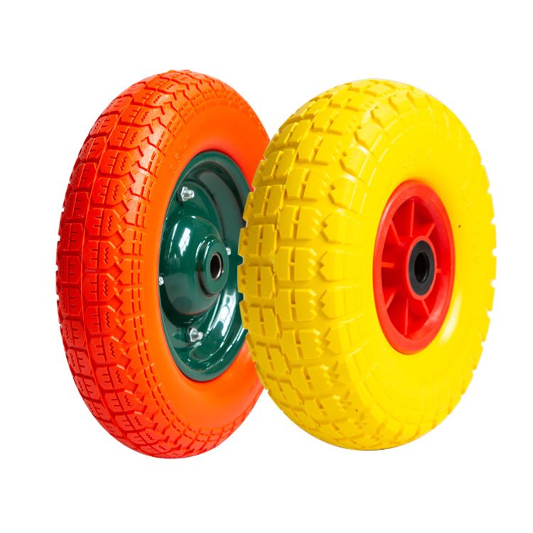 3.50-4 Tire and Rim Airless Small Agricultural Tyres 10 Inch Pu Foam Wheel for Tractor