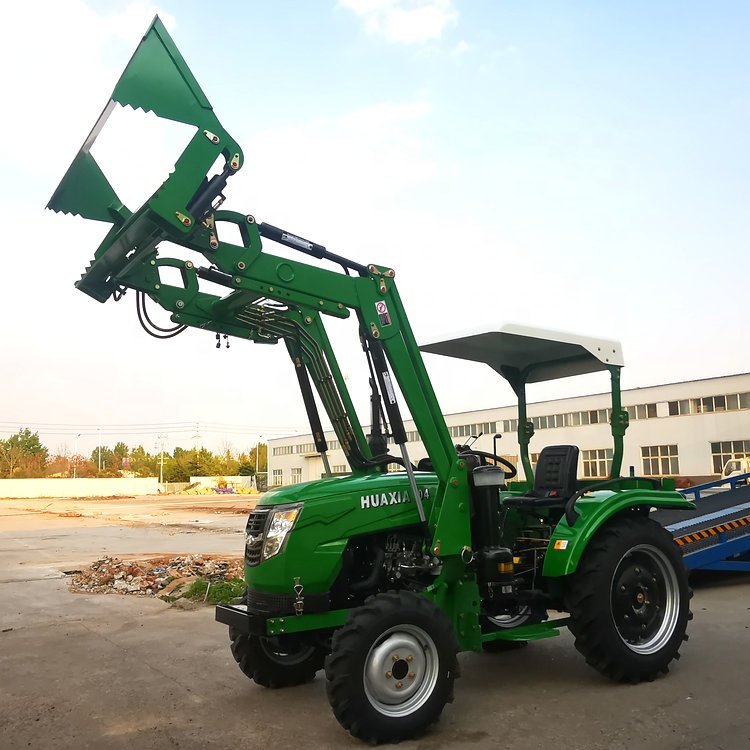 High Quality Mini 4x4 Wheeled Tractor Agriculture Tractor 25 HP Tractor With Farming Machine