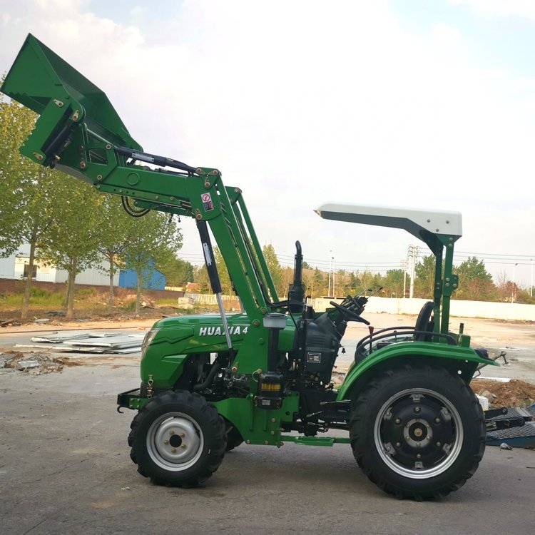 High Quality Mini 4x4 Wheeled Tractor Agriculture Tractor 25 HP Tractor With Farming Machine