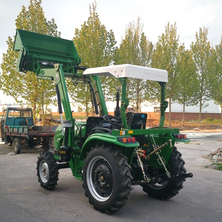 High Quality Mini 4x4 Wheeled Tractor Agriculture Tractor 25 HP Tractor With Farming Machine