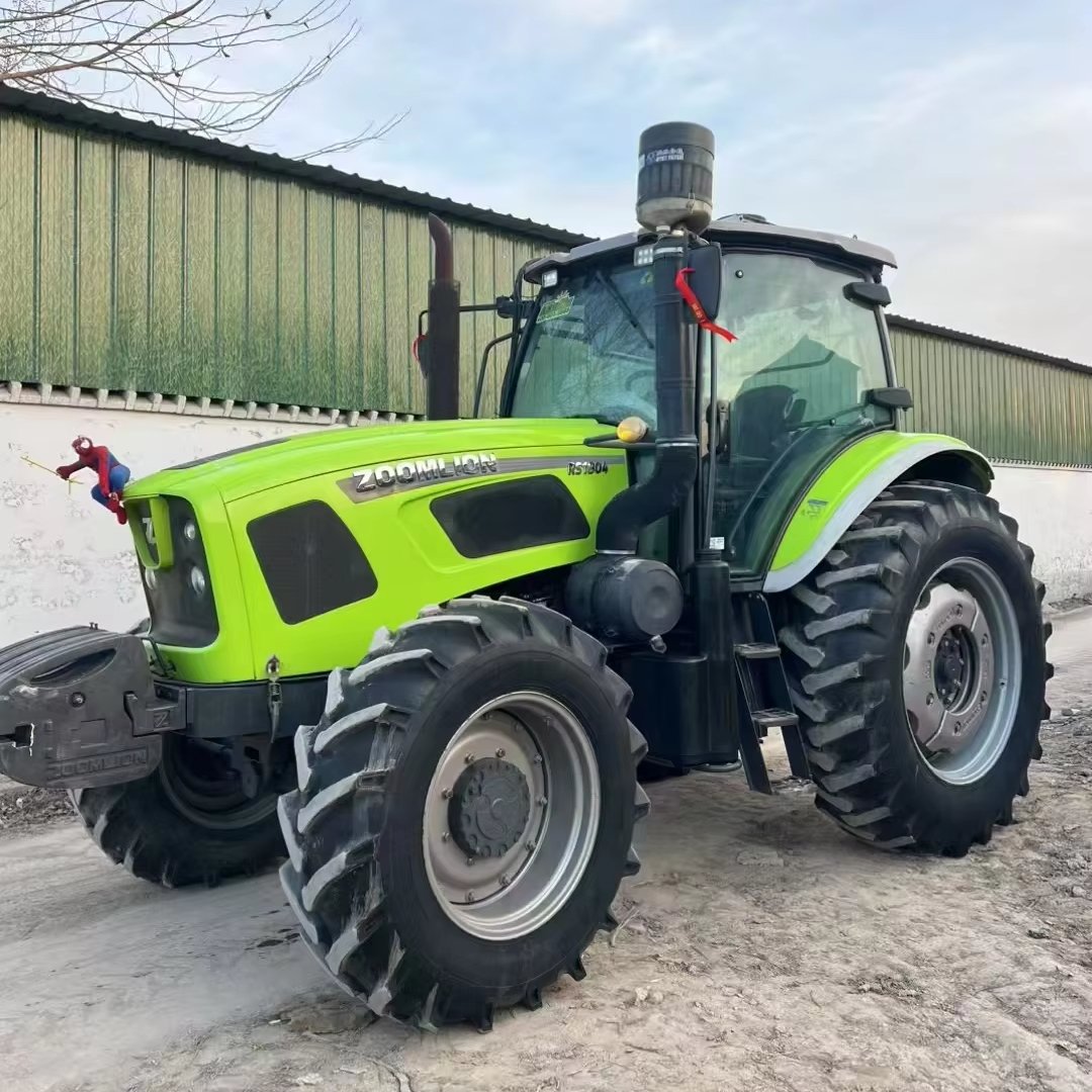 Used Tractors Zoomlion RS1804 180hp 4x4wd Farm Equipment Agricultural Machinery Chinese Farm Tractor Front End Loader