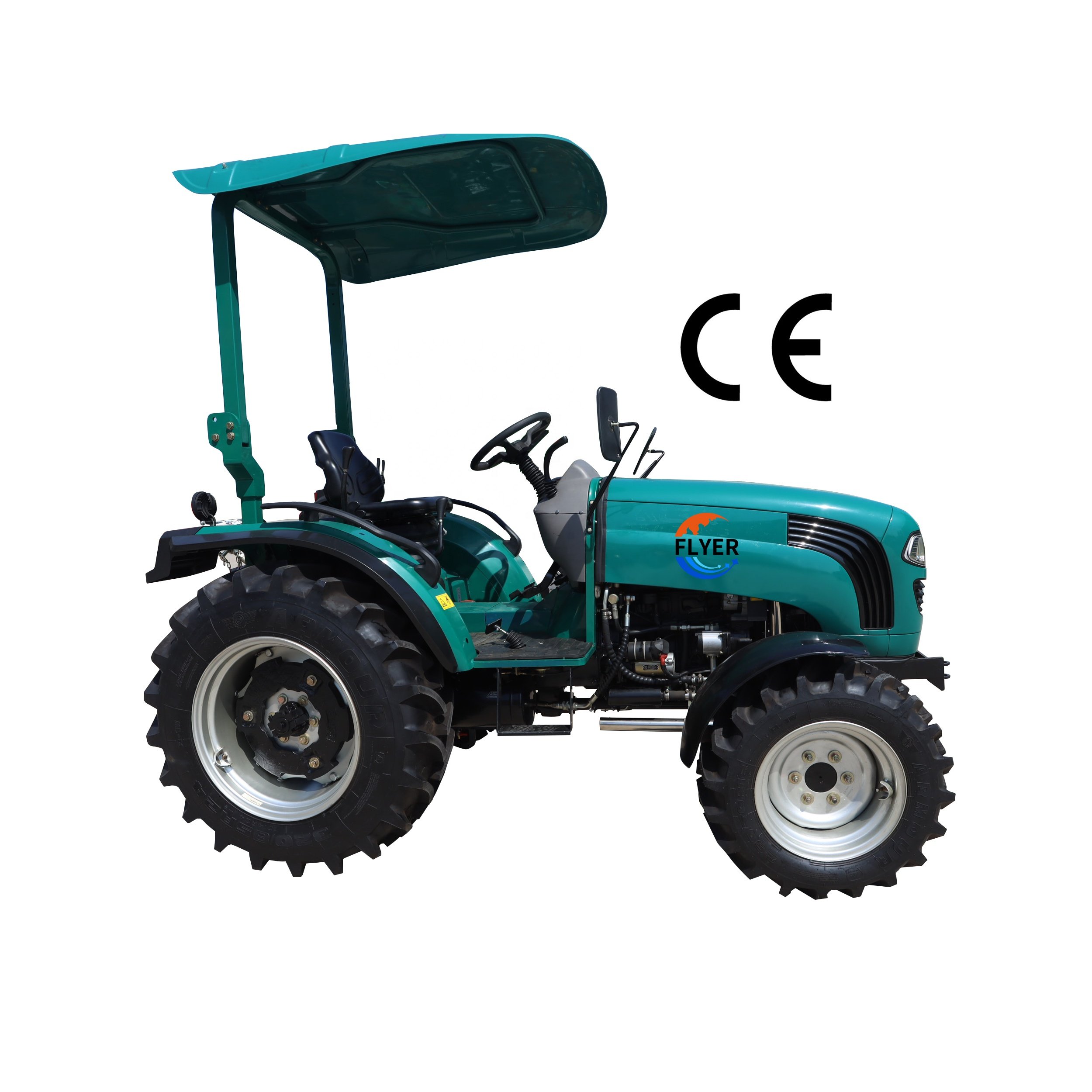 Green Color Agriculture Machine 4x4 30HP Farm Tractor for Sale