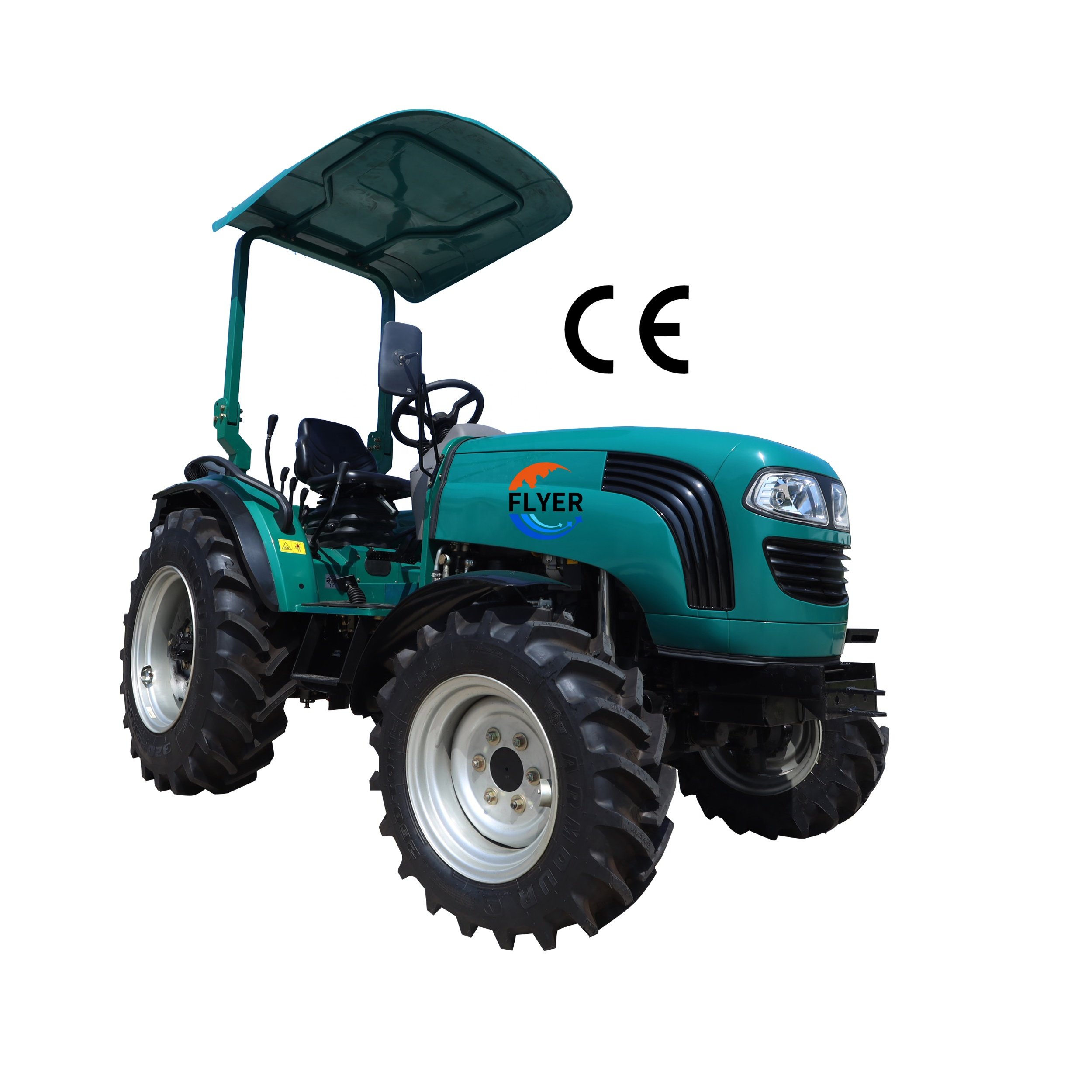 Green Color Agriculture Machine 4x4 30HP Farm Tractor for Sale