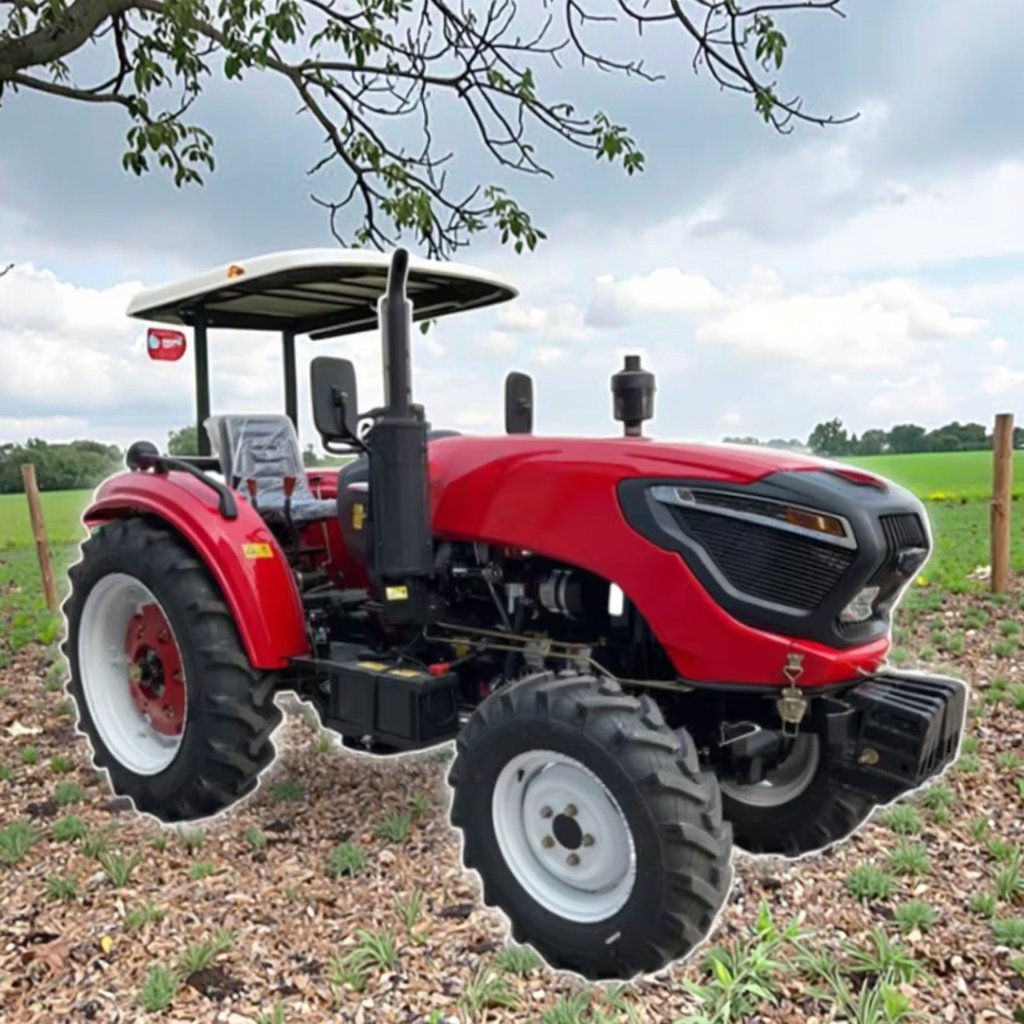 Horsepower Four-Wheel Drive Tractor Used Agricultural Rotary Tillage Plough Core Engine for Orchard Greenhouse King