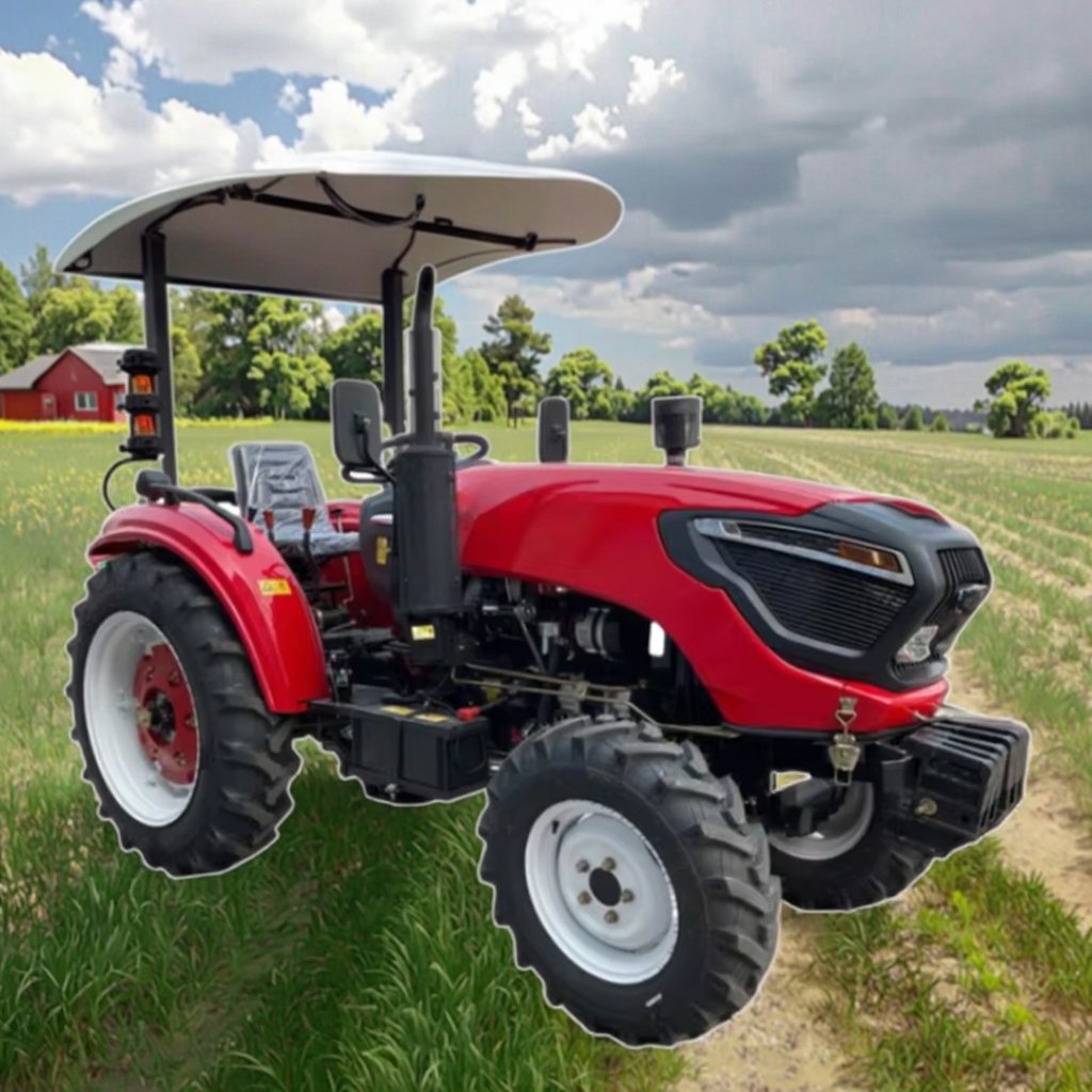Horsepower Four-Wheel Drive Tractor Used Agricultural Rotary Tillage Plough Core Engine for Orchard Greenhouse King