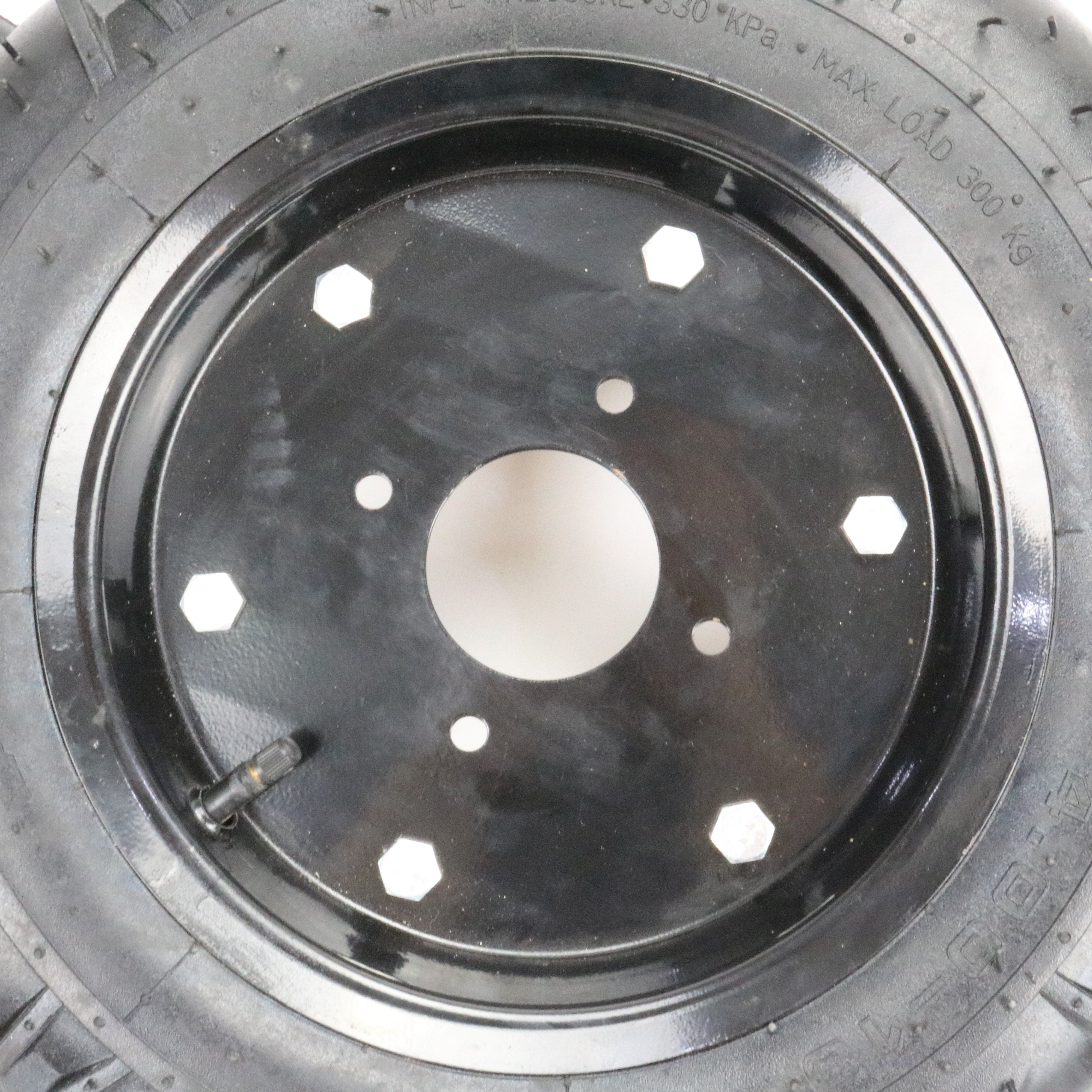 4.00-10 Agricultural Tractor Tyre and Inner Tube with Iron Rim Wheel for Cultivator Tiller