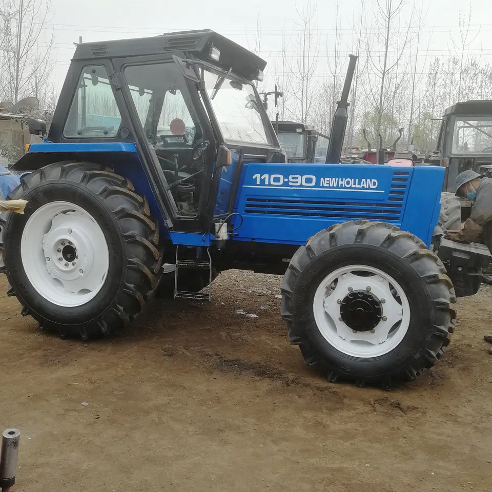 Usado Trator Holland Fiater 110-90 130-90 160-90 180-90 Fazenda Pomar Trator Compacto Maquinas Agricolas 6 Cilindros