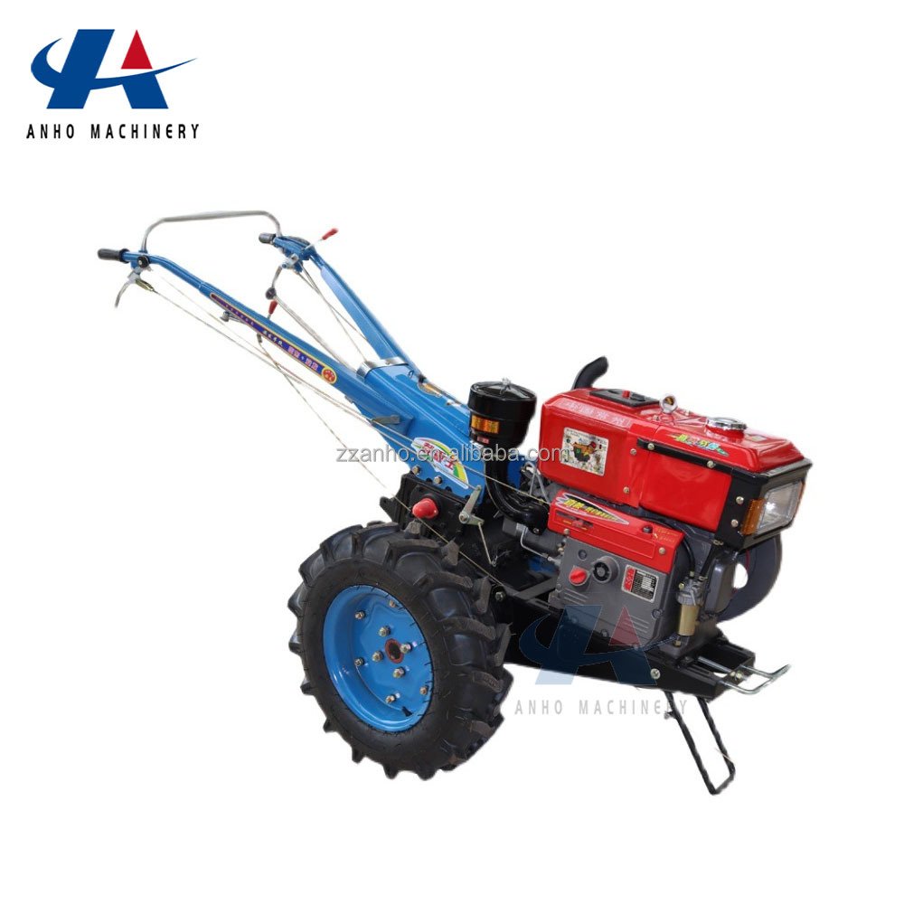 Mini Diesel Motorcycle Power Cultivator Two-wheel Walking Tractor Multifunctional Tractor Price