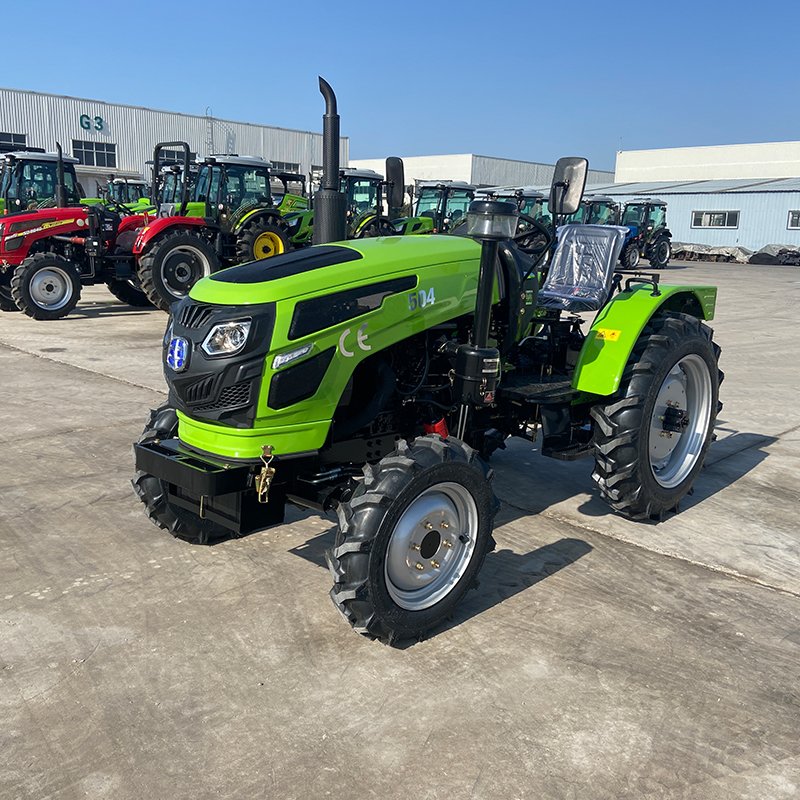 China Factory 25 Horsepower 50 Horsepower Agricultural Tractor Four-wheeler Single-cylinder Four-wheel Drive Tractor for Sale