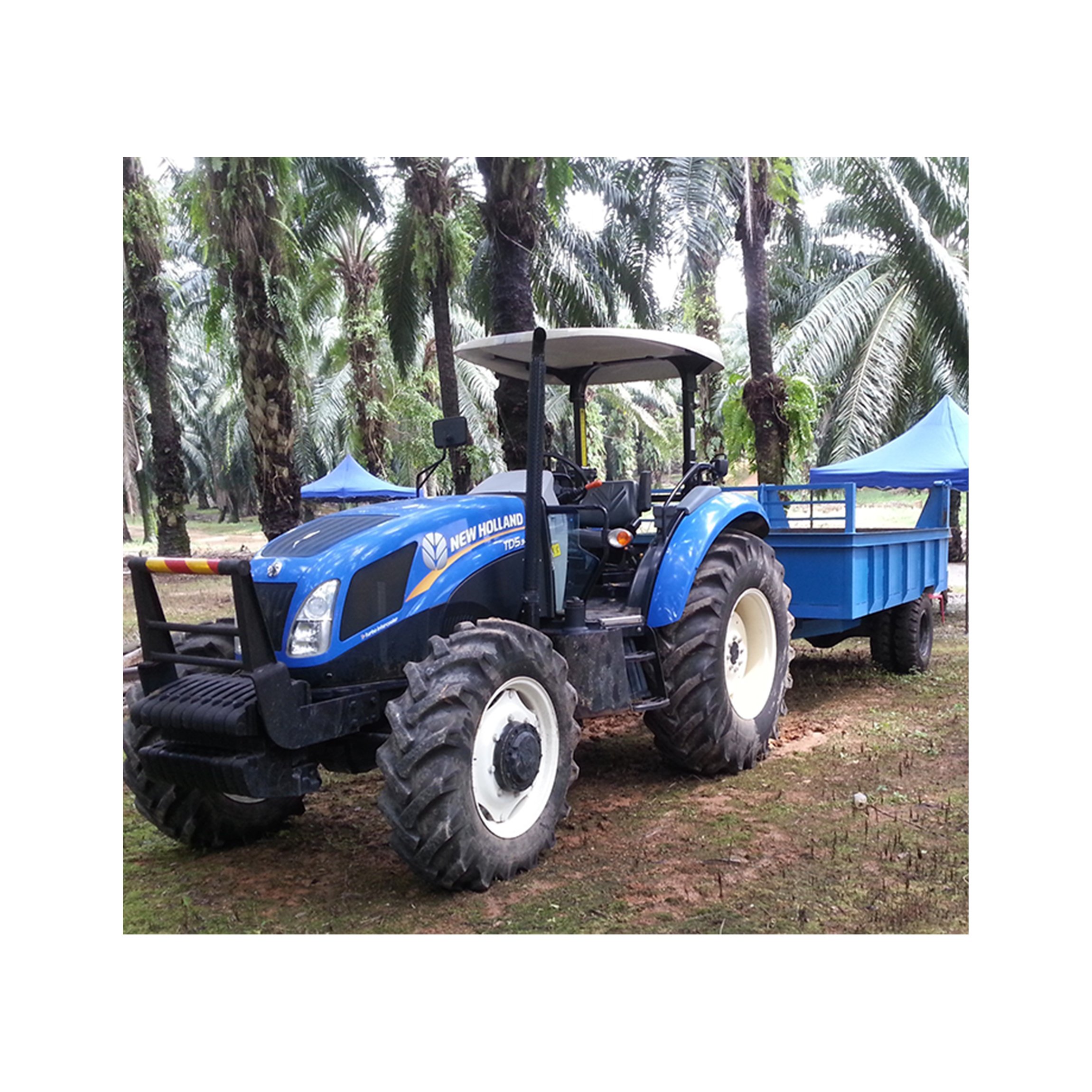 New-Holland Agricultural Farm Tractor Used/second Hand/new Tractor 4X4wd New Hollands with Loader for Sale