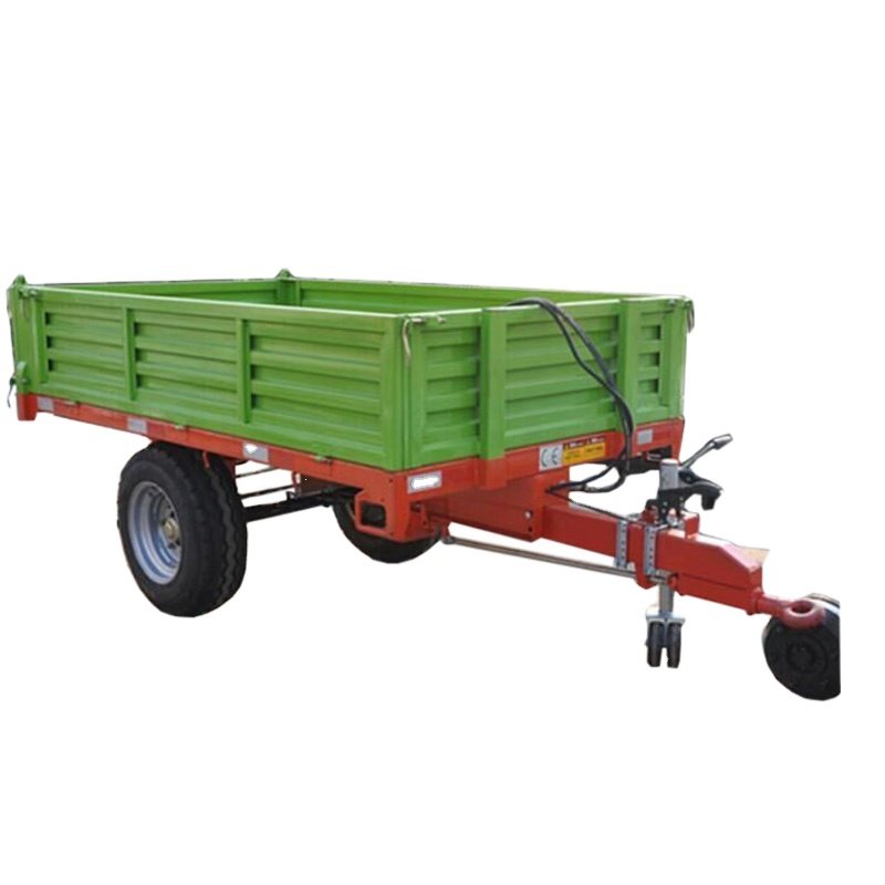 Agricultural Tipper Trailer Garden Tractor Farm Dump Trailer Construction New Conditions Customized With CE Proved