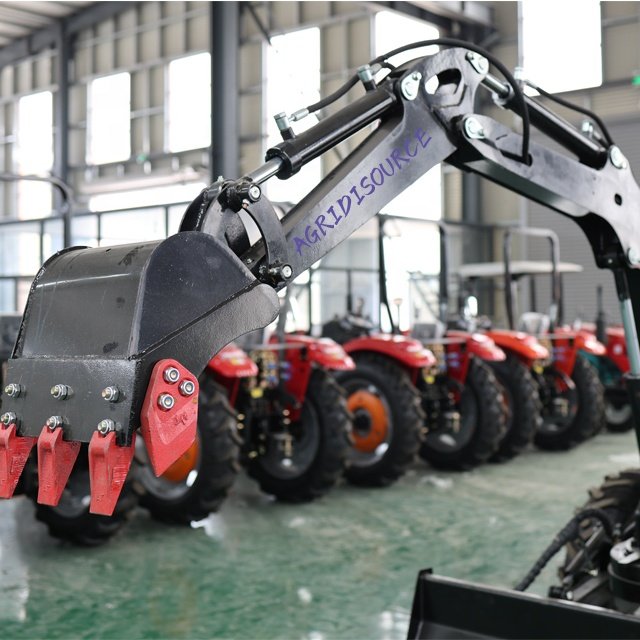 China Import Tractor Retro Excavadora Tractor with Rear Bucket for Sale for Agriculture Used