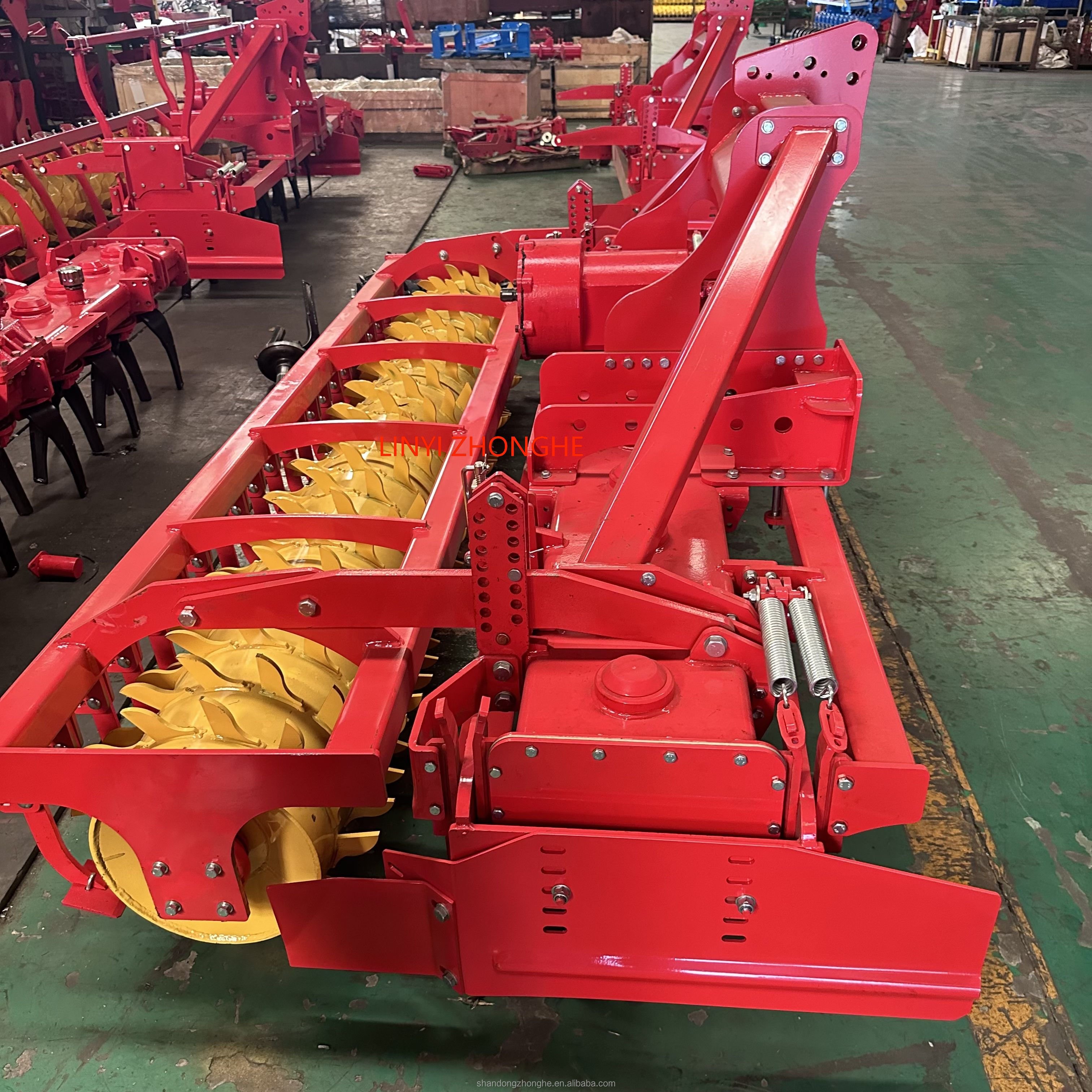Direct Power Rake Machine Power Driven Harrow Rake Soil Land Power- Driven Rotary Raker Machine
