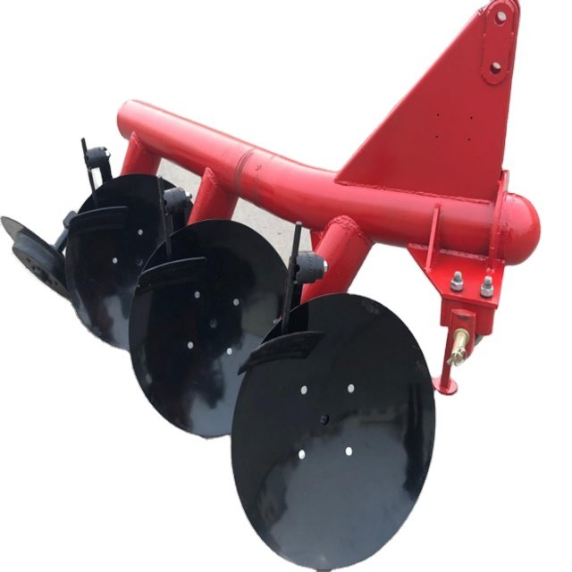 Agriculture Farm Machine Wheel Cultivator 3 Point Hitch Plow 3 Disc Plough Harrows Mini Agricultural Machinery Tractors