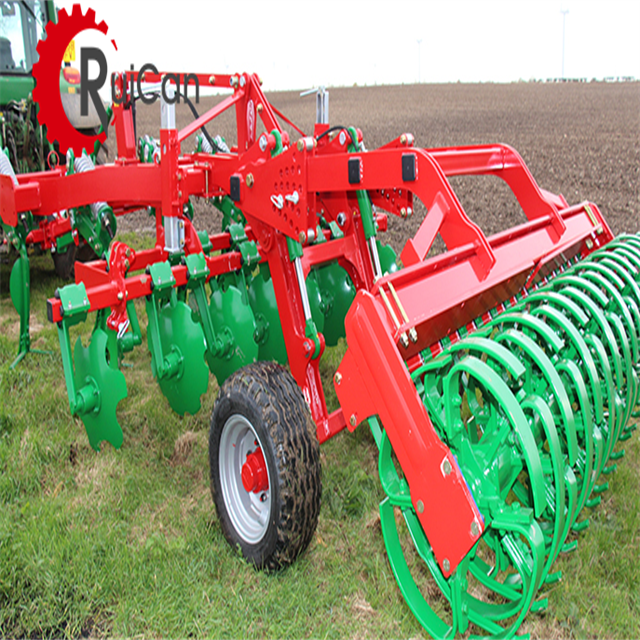 Agriculture Farm Machine Wheel Cultivator 3 Point Hitch Plow 3 Disc Plough Harrows Mini Agricultural Machinery Tractors