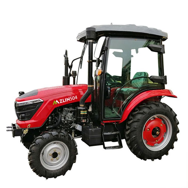 New Condition 4x4 Wheel 4wd Mini Farm Tractor 80hp Diesel Fuel 60hp Rated Power 50hp Core Motor Garden Agriculture Use