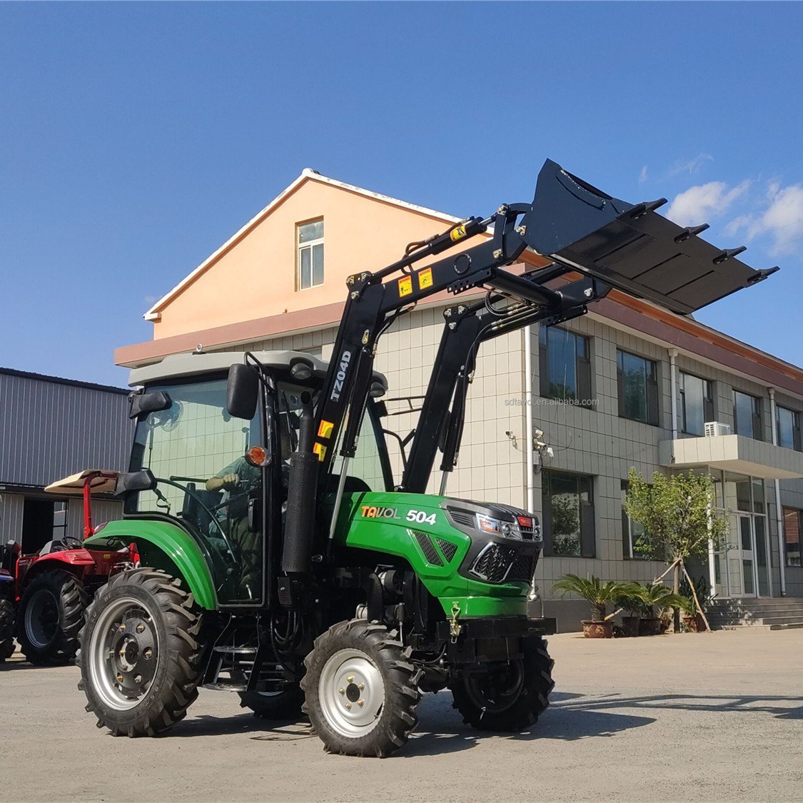 45HP 50HP 4WD Rops Cabin China Agricultural Farm Tractor with Front End Loader