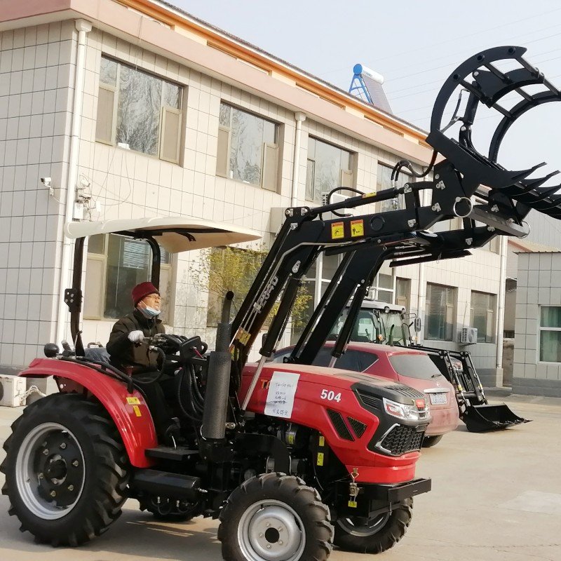 45HP 50HP 4WD Rops Cabin China Agricultural Farm Tractor with Front End Loader