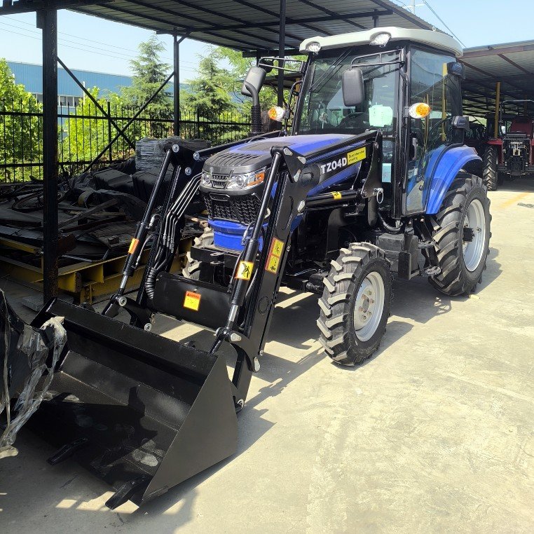 45HP 50HP 4WD Rops Cabin China Agricultural Farm Tractor with Front End Loader