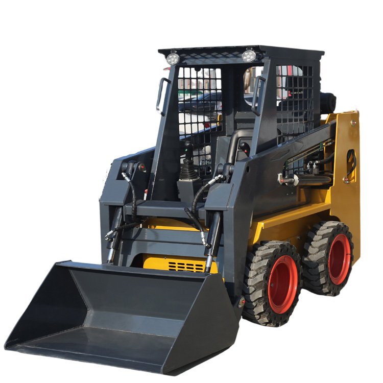 High Power Euro5 Emission Skid Steer Loader Multi-Function Wheel Crawler with Yanmar Engine Rated Load 1-7 Ton