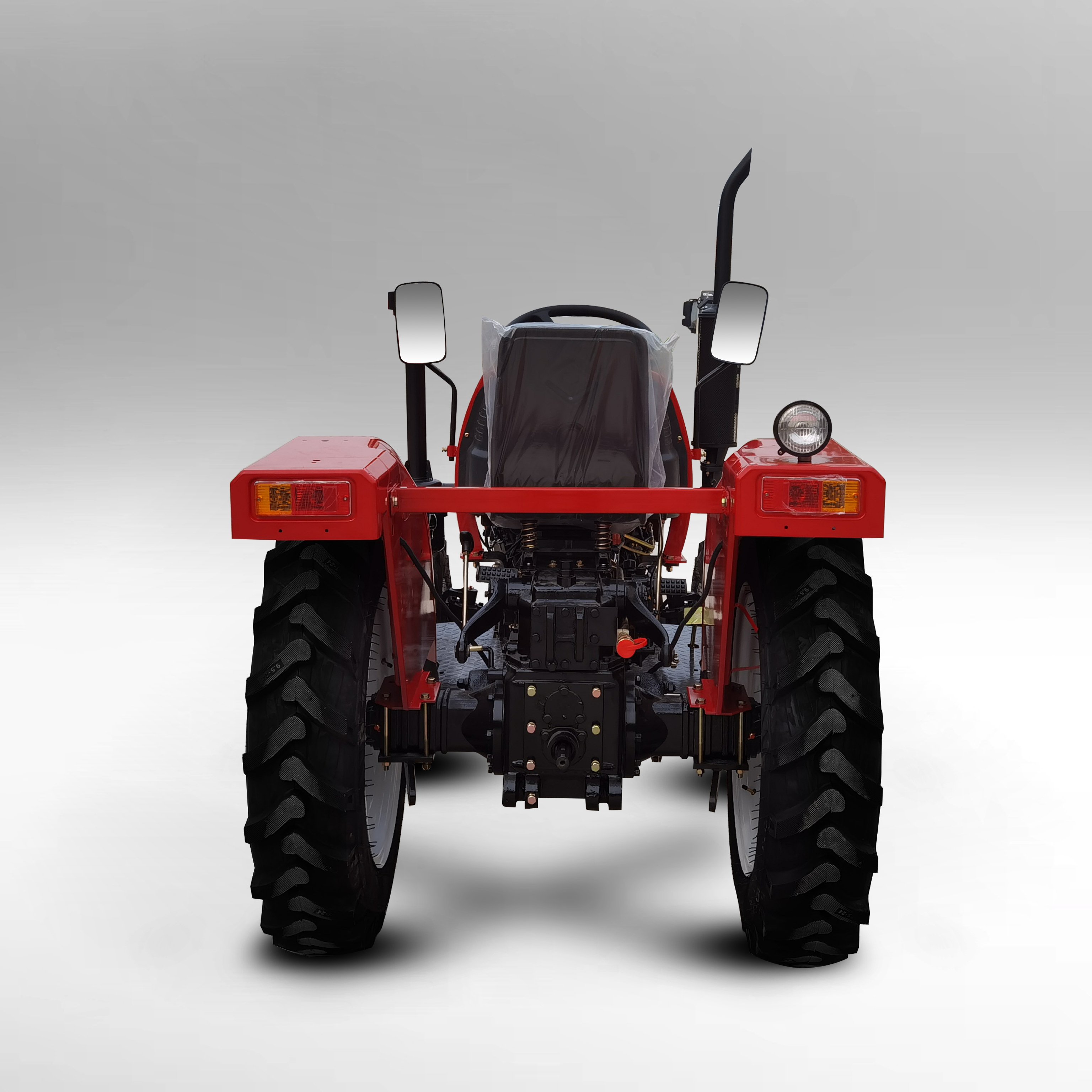 Langpak Factory Manufacturer Red Mini Tractors Electric Tractor Agriculture 25Hp Power Steering Farming Equipment