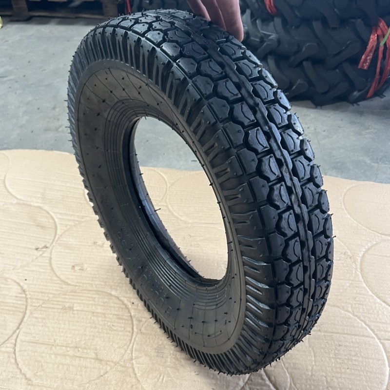5.00-10 Tractor Trailer Tyre Rubber Agriculture Tyres Lawn Mower Tires Wheel with Inner Tube