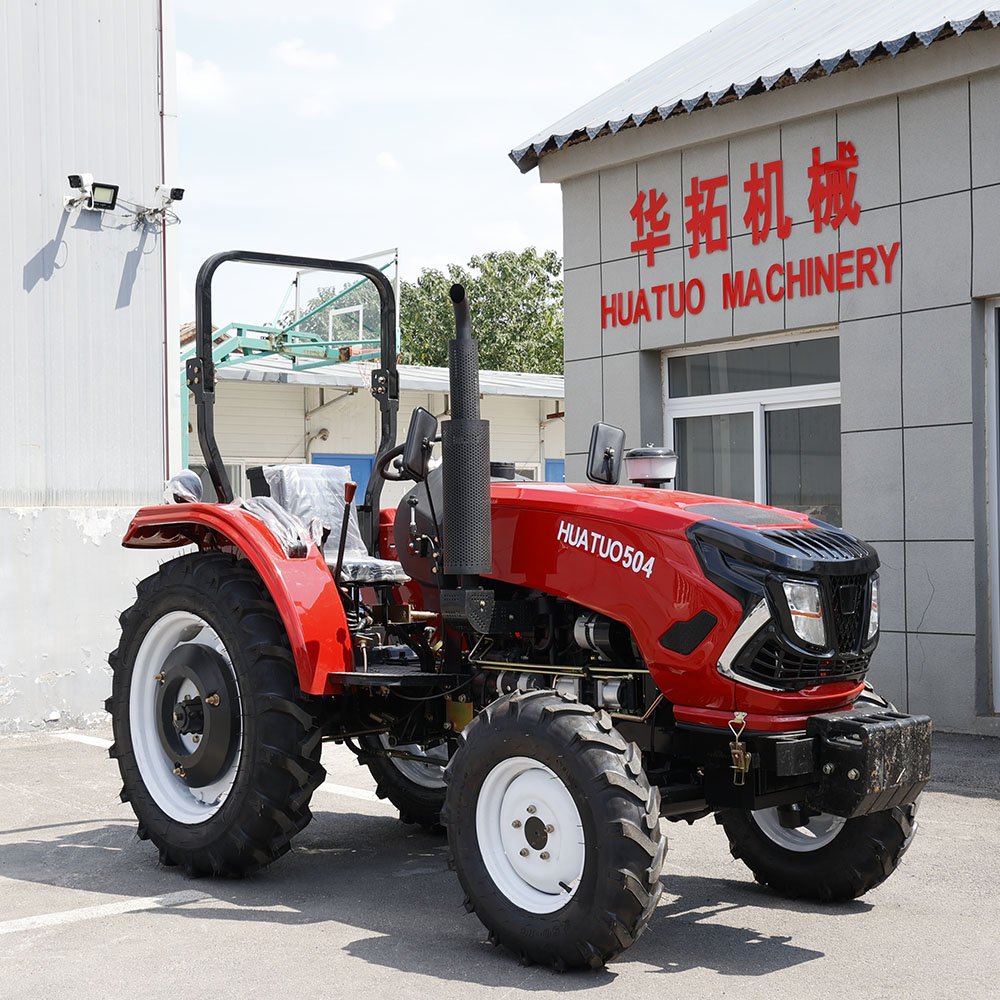 Hot Selling 50HP Cat/Laidong Engine Drive Four Wheels 504 Tractor Large Fuel Tank 4x4 Farm Farming Tractor for Sale