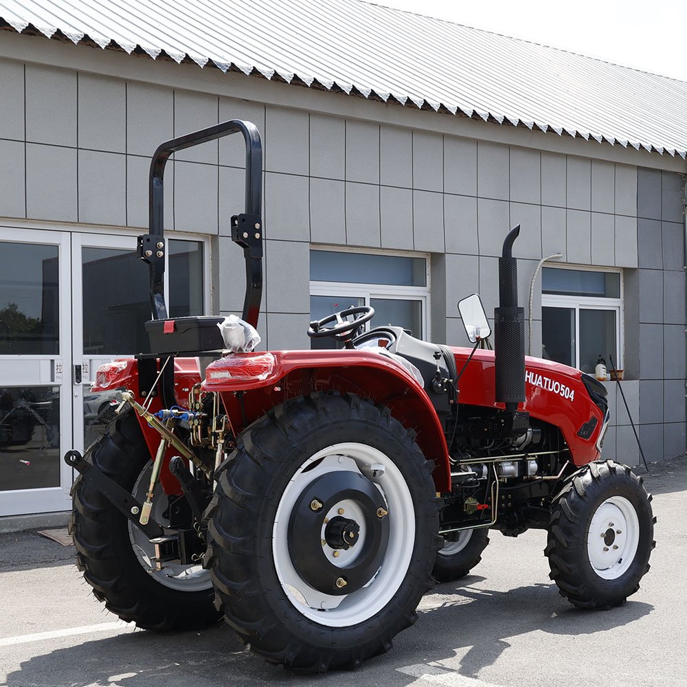 Hot Selling 50HP Cat/Laidong Engine Drive Four Wheels 504 Tractor Large Fuel Tank 4x4 Farm Farming Tractor for Sale