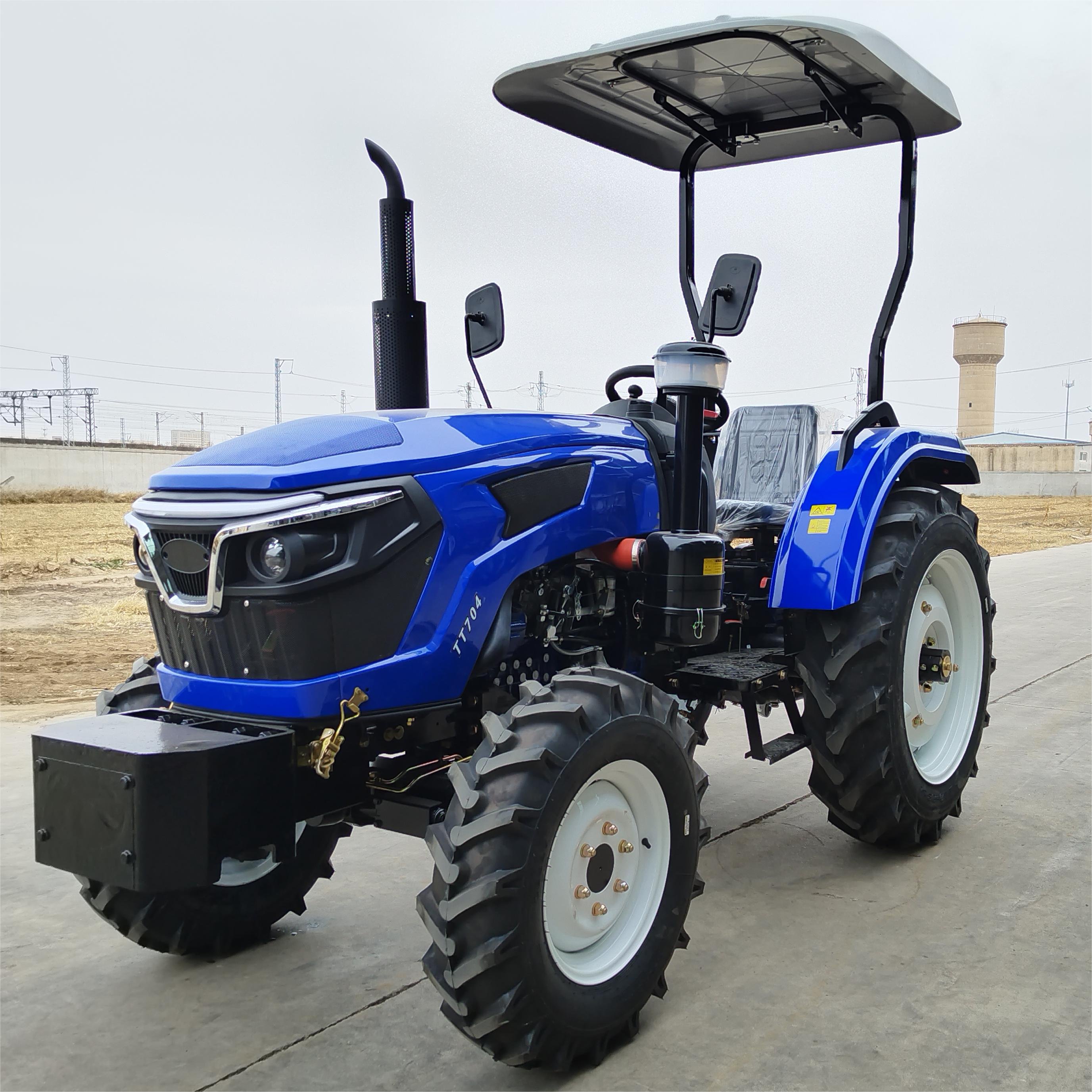 70hp 50HP 35HP EPA Small 4 Wheel Tractor with Front End Loader Kubota Tractors Trucks Agriculture Mini Farm Tractor Lawn