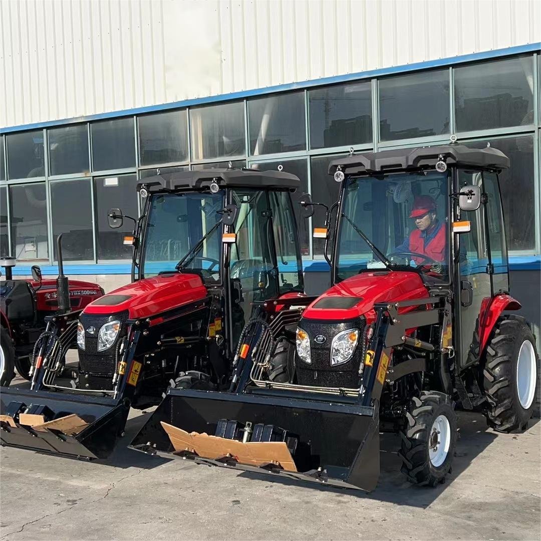 70hp 50HP 35HP EPA Small 4 Wheel Tractor with Front End Loader Kubota Tractors Trucks Agriculture Mini Farm Tractor Lawn