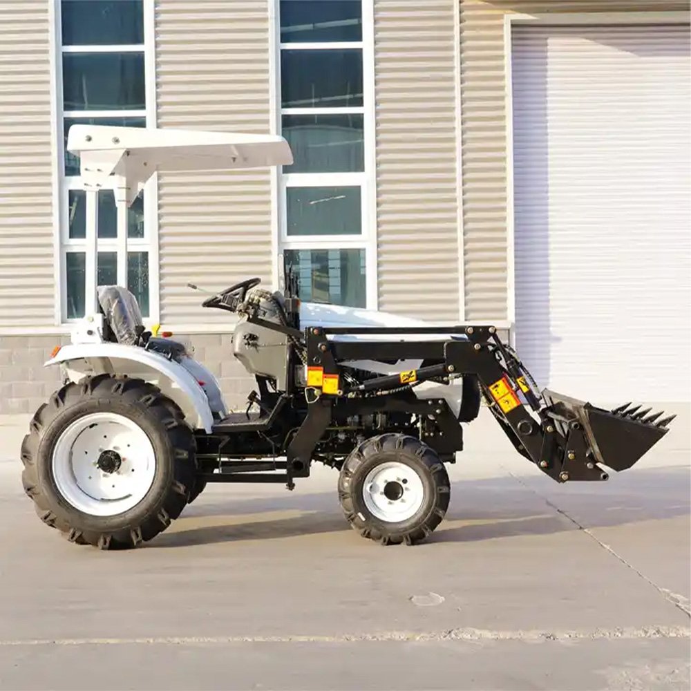EPA 4X4 Wheel 4WD 25hp Tractor Front Loader Farm Garden Tractor with Optional Parts