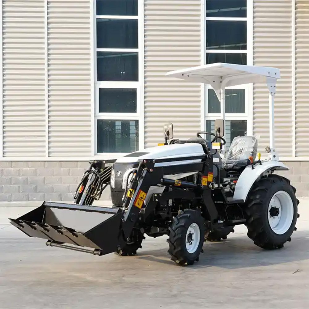EPA 4X4 Wheel 4WD 25hp Tractor Front Loader Farm Garden Tractor with Optional Parts