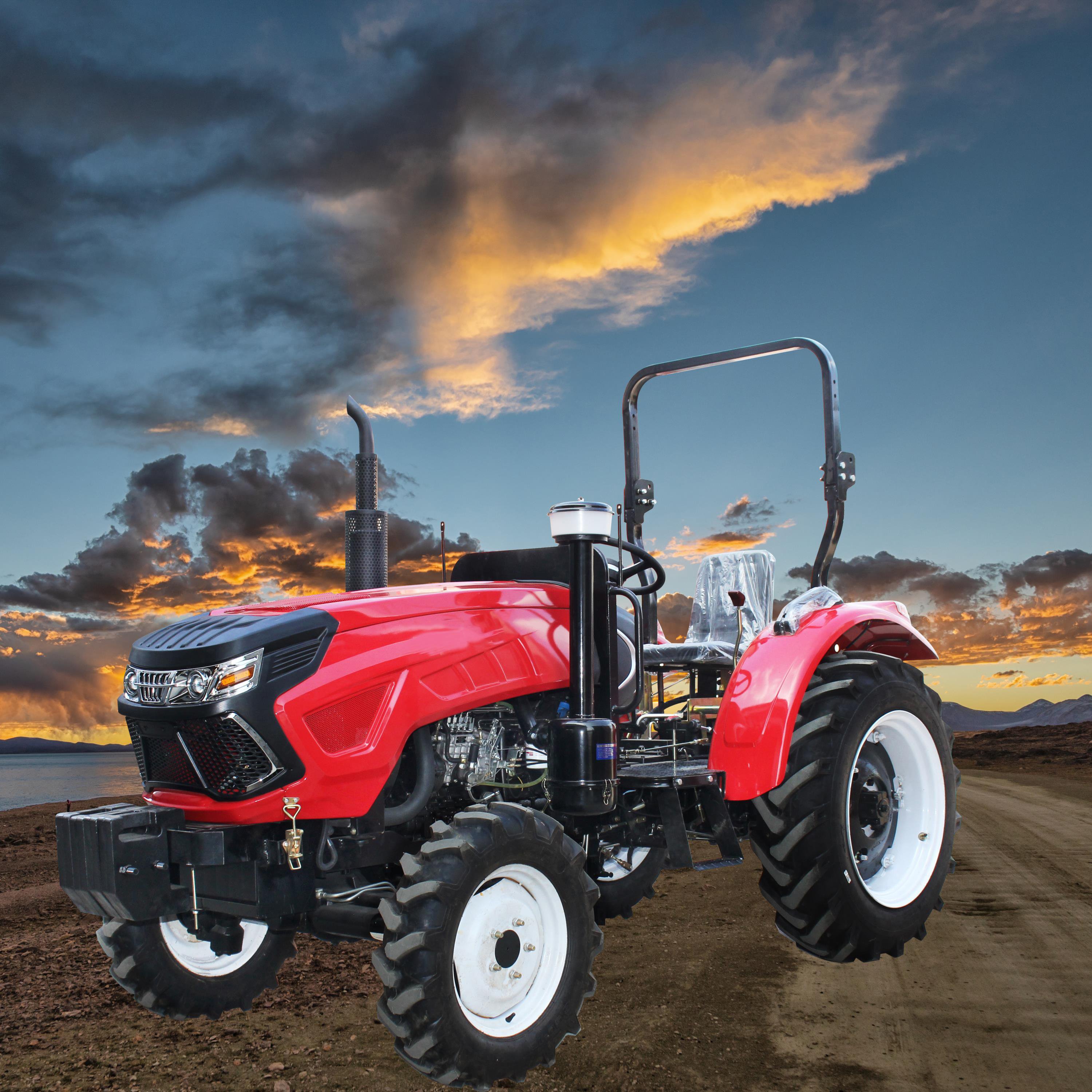 Mini Farm Agriculture Tractors 4wd 140hp 4x4 Drive Mini Wheel Tractor