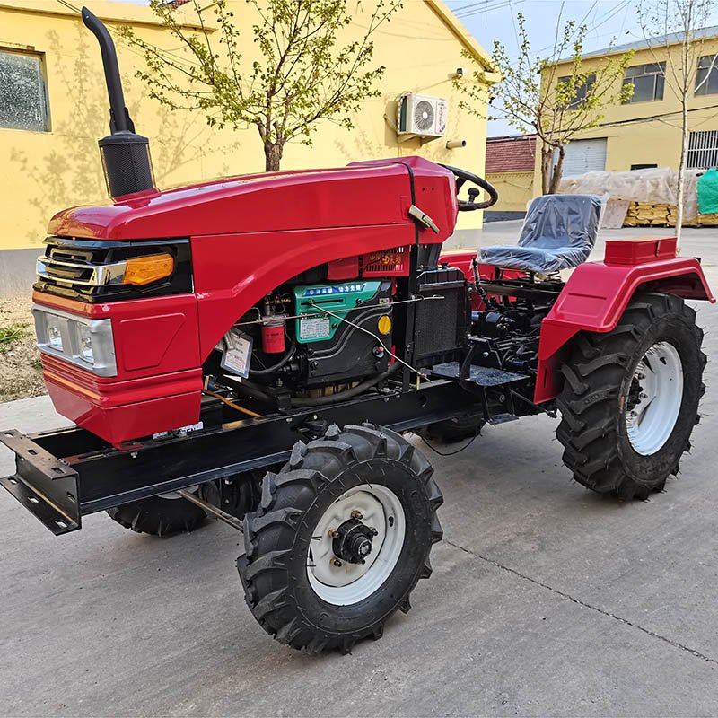 Multifunctional 4WD 1 Cylinder Diesel Engine 4 Wheel Tractor Engines for Agricultural Tractors 1822~2153 Mm 4600kg