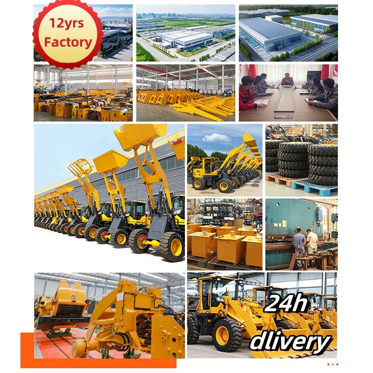 Factory Direct Sale Mini Wheel Loader Front Loader 1 Ton Load Capability Agricultural Machinery Up-Hill for Farming Operations