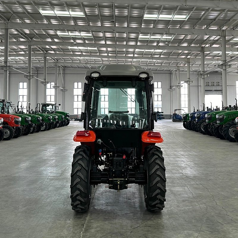Mini Farming 70hp-100hp Agricultural Wheel Tractor With 4WD Factory Price Engine Pump Gearbox Bearing Core Components
