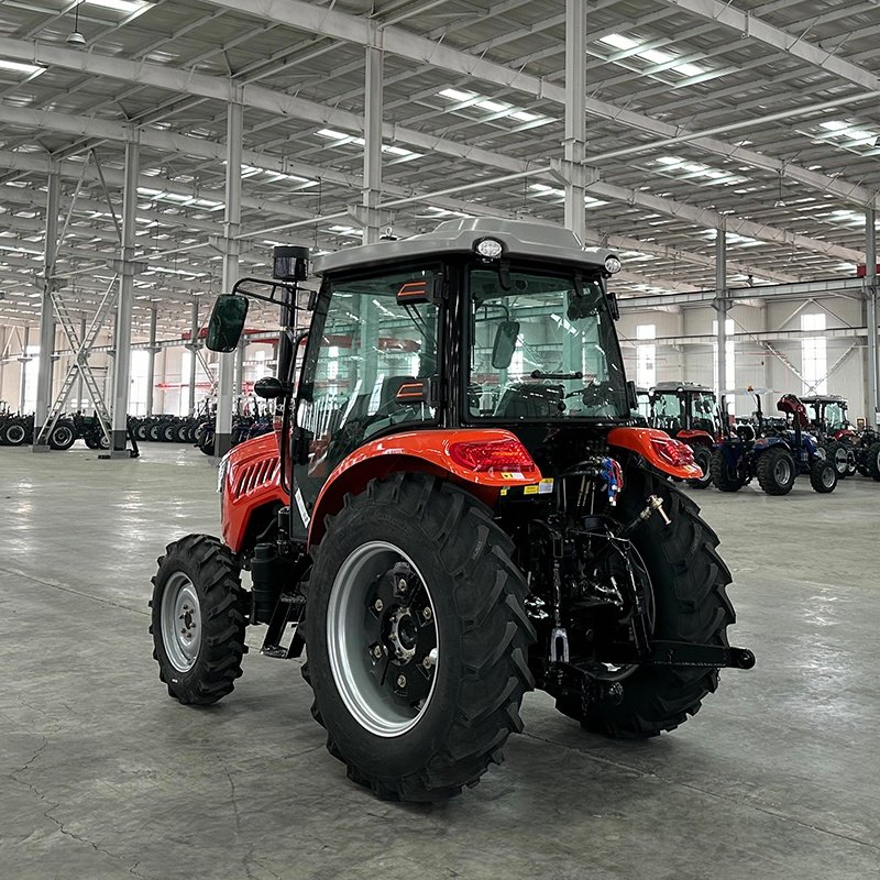 Mini Farming 70hp-100hp Agricultural Wheel Tractor With 4WD Factory Price Engine Pump Gearbox Bearing Core Components