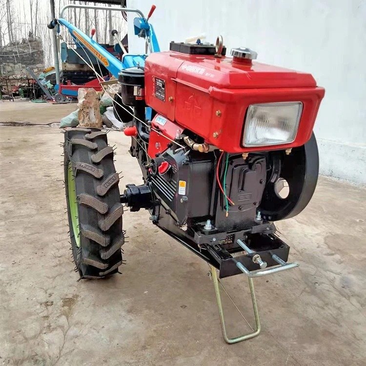 Factory Supply Mini Small Farm Garden Multipurpose Agriculture Equipment Hand Walk-behind Walking Tractors Two Wheel for Sale