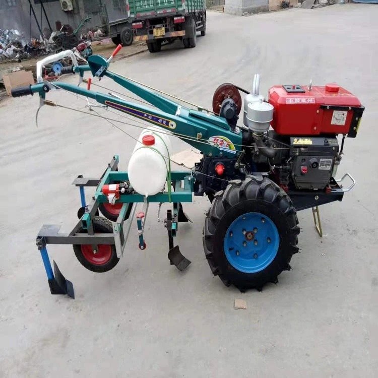 Factory Supply Mini Small Farm Garden Multipurpose Agriculture Equipment Hand Walk-behind Walking Tractors Two Wheel for Sale