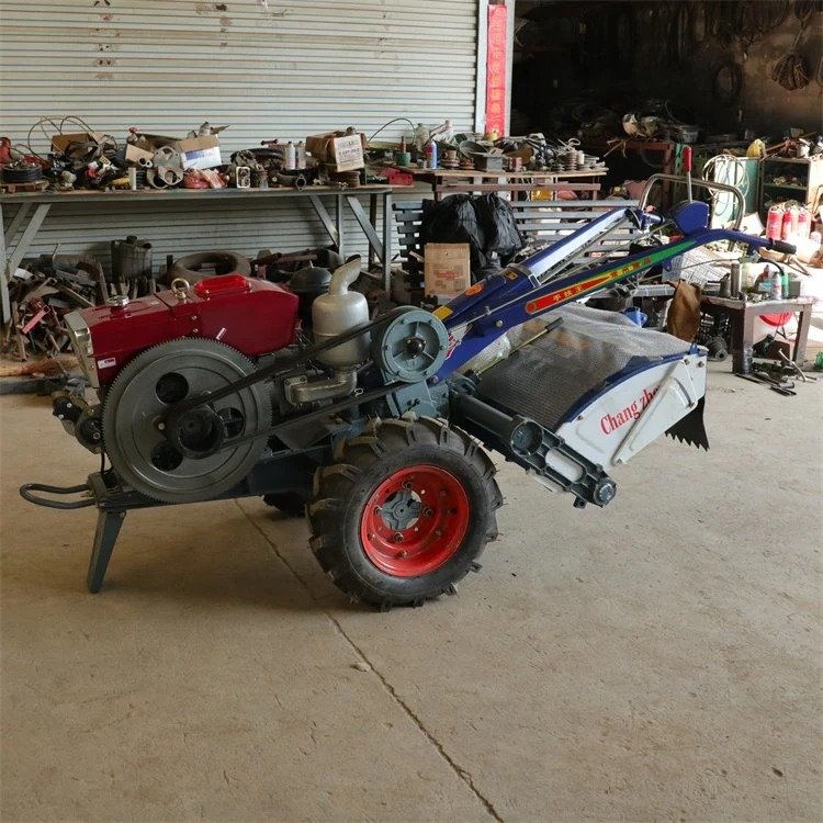 Factory Supply Mini Small Farm Garden Multipurpose Agriculture Equipment Hand Walk-behind Walking Tractors Two Wheel for Sale
